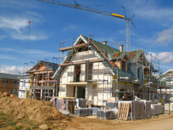 Das Handwerk für den Hausbau Bild
