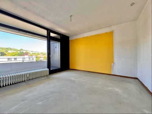 Schlafzimmer mit Balkonzugang - 