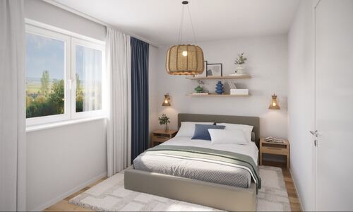 Schlafen (Abb. ähnl.) - 3 Zimmer Erdgeschoßwohnung in Lamspringe
