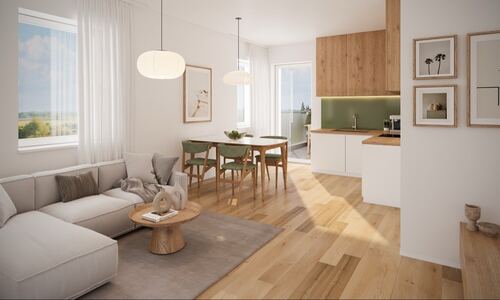 Wohnen und Kochen (Abb. ähnl.) - 3 Zimmer Einfamilienhaus zum Kaufen in Lamspringe