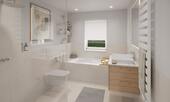 Visualisierung Badezimmer - 2 Zimmer Erdgeschoßwohnung in Diekholzen