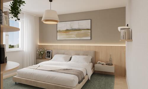 Visualisierung Schlafzimmer - 4 Zimmer Einfamilienhaus zum Kaufen in Diekholzen