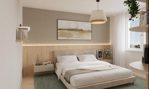 Visualisierung Schlafzimmer - 3 Zimmer Etagenwohnung in Diekholzen