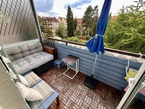 ... und Balkon zur Hofseite ... - 