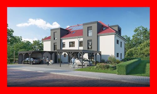 Straßenansicht - Neue Eigentumswohnungen am Sonnenkamp