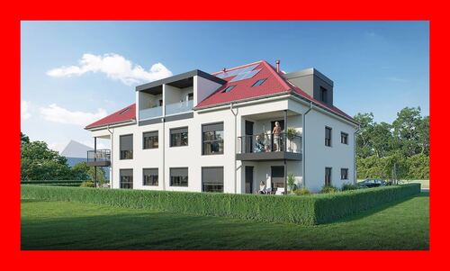 Gartenansicht - Neue Eigentumswohnungen am Sonnenkamp