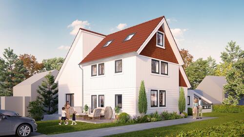 Ansicht von Westen - 4 Zimmer Doppelhaushälfte zum Kaufen in Clausthal-Zellerfeld