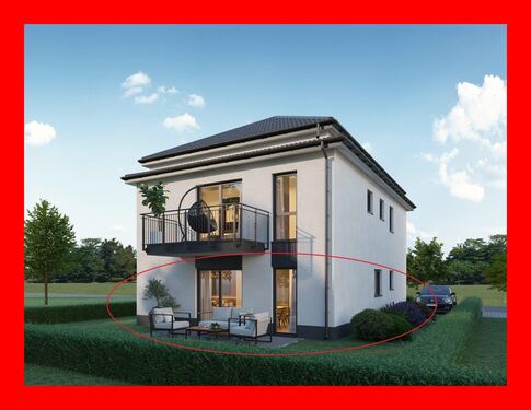Gartenansicht - Wohnen mit Gartenidylle - 278.000,00 EUR Kaufpreis, ca.  67,00 m² Wohnfläche