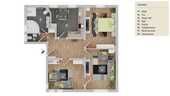 bearbeiteter Grundriss - 
