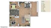 Grundriss Obergeschoss - 
