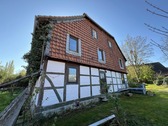 Giebelseite des Hauses - 