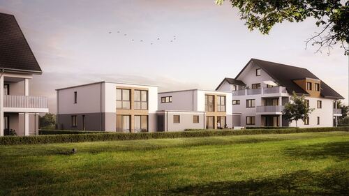 Ansicht Gartenseite - Einfamilienhaus mit 73,74 m&sup2; in Sarstedt zum Kaufen