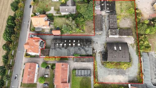 Luftbild - Grundstück in Alfeld
