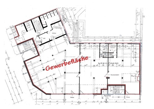 Erdgeschoss Gewerbefläche - 