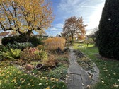 Blick von der Terrasse in den Garten - 