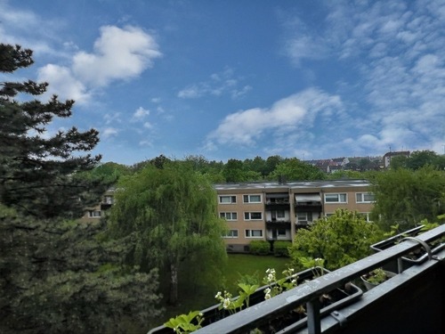 Aussicht vom Balkon - 3 Zimmer Etagenwohnung in Hildesheim