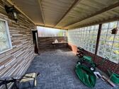 überdachte Terrasse am Haus - 