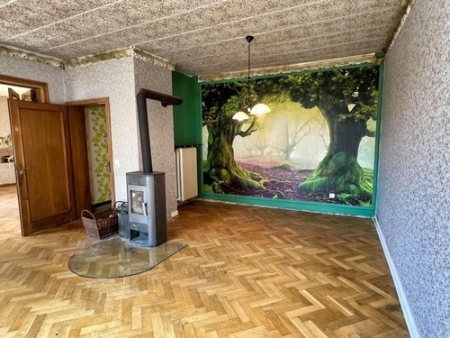 Wohnzimmer mit Kamin - 