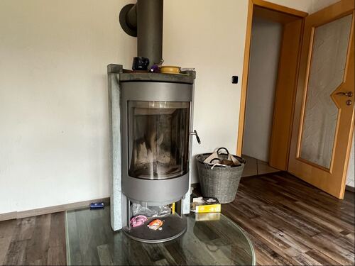 ... mit Kaminofen - 