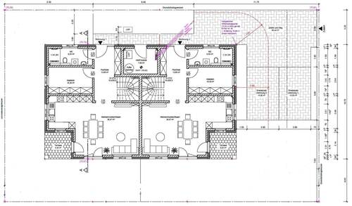 Freiflächenplan - 6 Zimmer Doppelhaushälfte in Sarstedt
