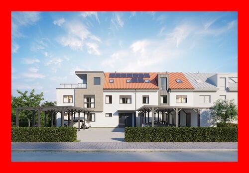 Straßenansicht - Neu, modern und effizient! - 459.900,00 EUR Kaufpreis, ca.  127,51 m² Wohnfläche