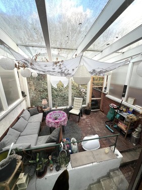 Terrasse hinterm Haus - 