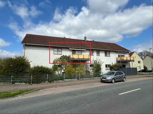 Lage der Wohnung mit Balkon - 2 Zimmer Etagenwohnung in Ilsede