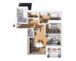 Grundriss OG 4 (Abb. ähnlich) - 3 Zimmer Etagenwohnung zum Kaufen in Hildesheim