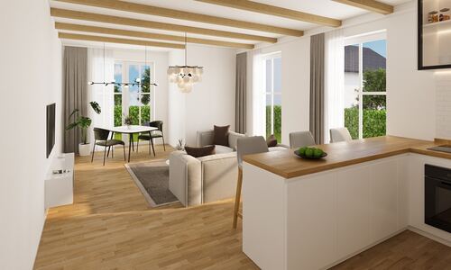 Visualisierung Wohnen - 3 Zimmer Erdgeschoßwohnung in Clausthal-Zellerfeld