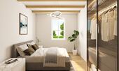 Visualisierung Schlafen - Erdgeschoßwohnung mit 79,62 m² in Clausthal-Zellerfeld zum Kaufen