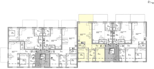 Lage im Gebäude Wohng. 11 - 3 Zimmer Etagenwohnung in Hildesheim