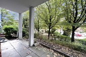 Blick von der Terrasse - 4 Zimmer Erdgeschoßwohnung in Hildesheim