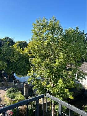Blick vom Balkon - 2 Zimmer Etagenwohnung in Hildesheim