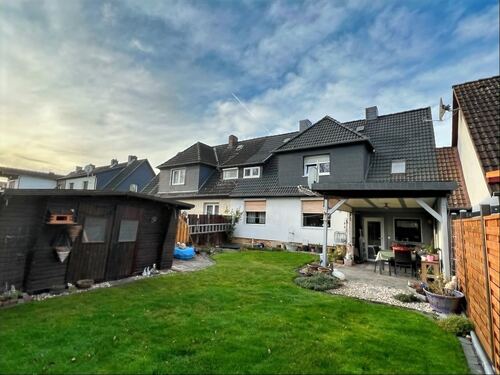 Gartenansicht - Doppelhaushälfte mit 143,45 m&sup2; in Lengede zum Kaufen