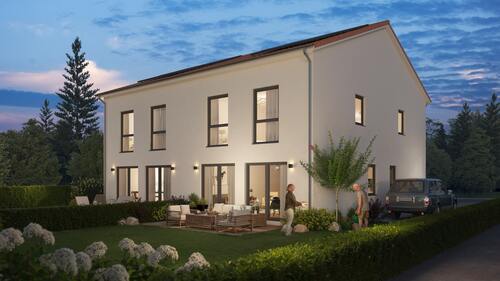 Gartenansicht - 5 Zimmer Doppelhaushälfte zum Kaufen in Sarstedt