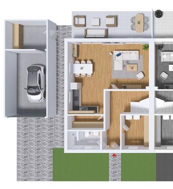 Erdgeschoss - 5 Zimmer Doppelhaushälfte in Hildesheim