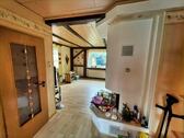Wohnzimmer - andere Perspektive, mit Kamin - 