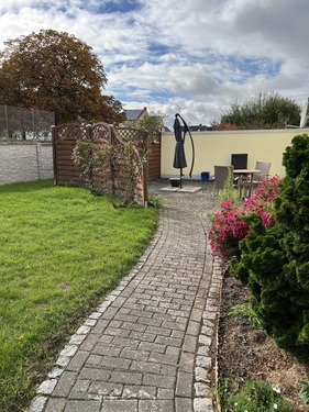 Zugang Terrasse - Reihenendhaus mit 96,00 m² in Elze zum Kaufen