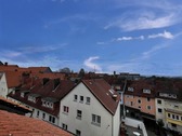mit KI verändert - Aussicht aus dem Dachflächenfenster - 