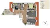Wohnungsgrundriss - 