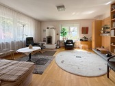 Wohnzimmer mit Kamin - 