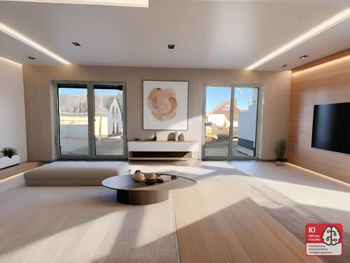 Wohnbereich visualisiert - 