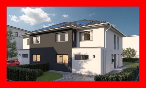 Vorderansicht - Exklusives Wohnen: Neubau-DHH in Gronau