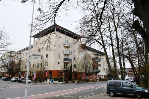 Hausansicht - Attraktives 1-Zimmer-Appartement in zentraler Lage von Darmstadt - sofort verfügbar