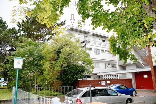 Hausansicht - Ansprechendes großzügiges 1-Zimmer-Appartement mit Garage in zentraler Lage von Darmstadt