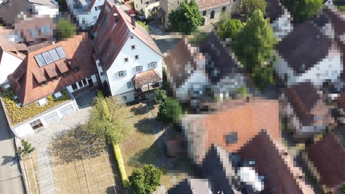 Hausansicht von oben - 