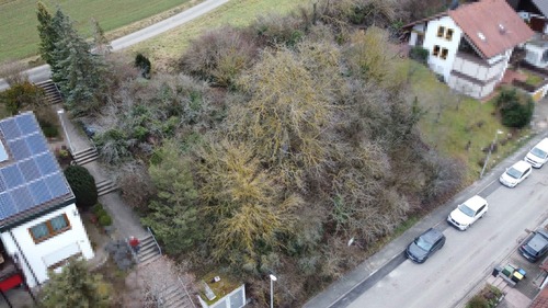 Südwestansicht - Wohngrundstück in Wimsheim Toplage zu verkaufen.