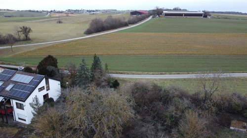 hinter dem Grundstück - Grundstück in Wimsheim zum Kaufen
