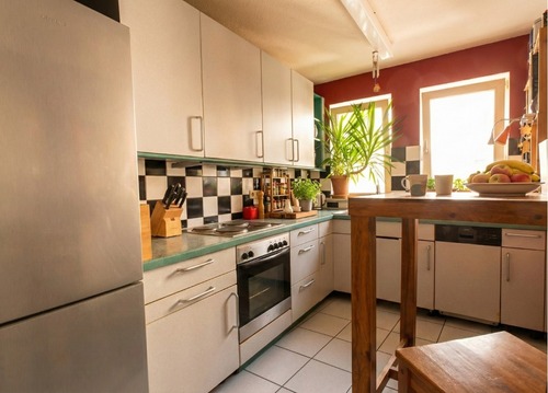 Einbauküche - Etagenwohnung mit 60,00 m&sup2; in Vaihingen zum Kaufen