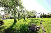Garten Blick nach Westen - 6 Zimmer Einfamilienhaus zum Kaufen in Vaihingen Enz